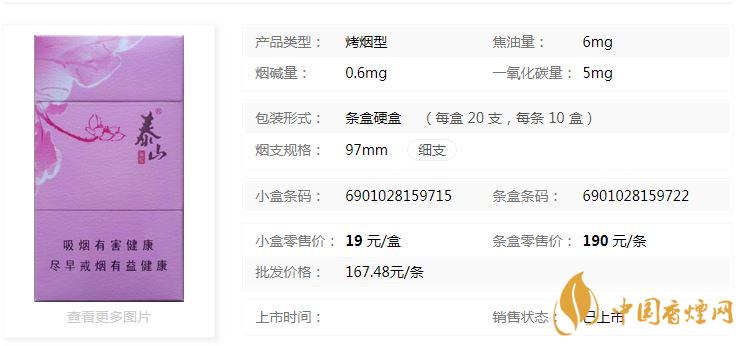 泰山顏悅多少錢一盒價格？泰山顏悅香煙價格大全2020