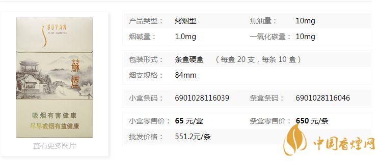 蘇煙瑞星價格價位多少?蘇煙瑞星價格查詢一覽