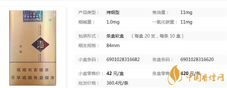 玉溪軟和諧零售價(jià)多少錢(qián) 玉溪軟和諧軟包價(jià)格一覽