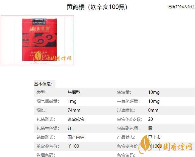 黃鶴樓辛亥100系列香煙價(jià)格 黃鶴樓辛亥100系列多少錢(qián)2021